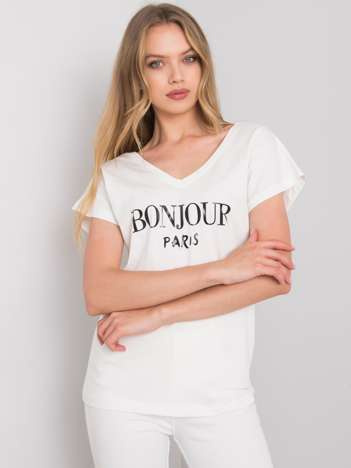 Ecru t-shirt Hortense