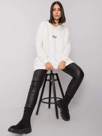 Ecru tunika plus size bawełniana Raella