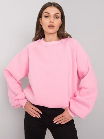 Różowa bluza bez kaptura Tashi RUE PARIS