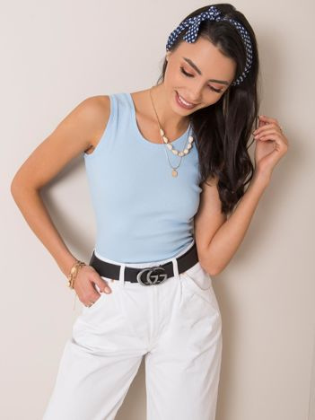 Jasnoniebieski top Kessi
