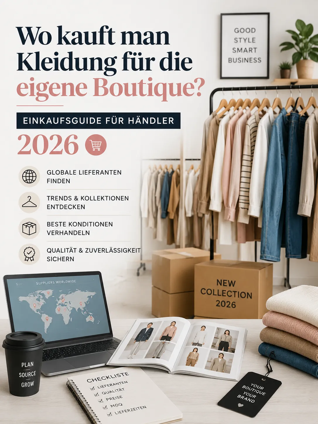 Wo kauft man Kleidung für die eigene Boutique? Einkaufsguide für Händler 2026