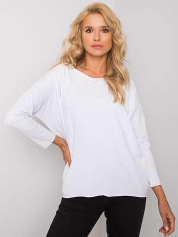 Weiße Baumwollbluse Carlee.