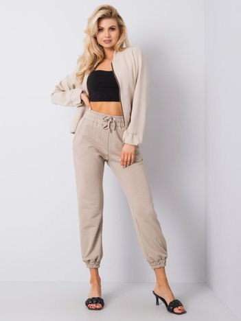 Beige Hosen Agueda RUE PARIS.