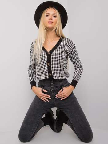 Dunkelblaue High-Waist-Röhrenjeans Garland.