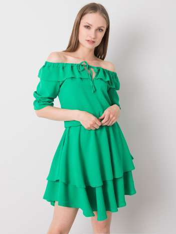 Grüne Kleid Bella RUE PARIS.