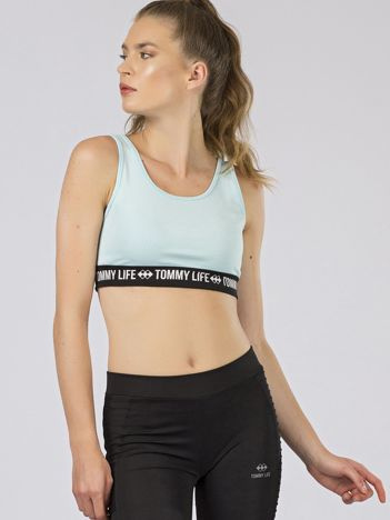 TOMMY LIFE Hellesblau Sporttop
