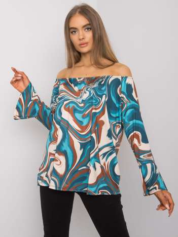 Meeresbluse im spanischen Stil mit Mustern Enola OCH BELLA.