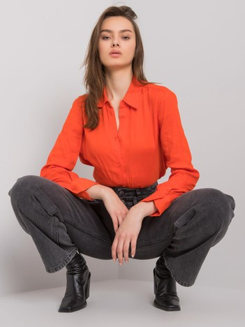 Dunkelgraue, weite Jeans mit hohem Bund Shelburne.