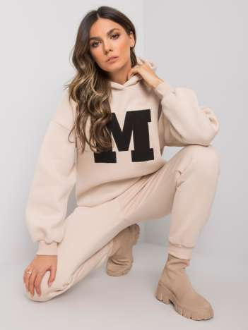 Beige Damen Trainingsanzug Jaque.