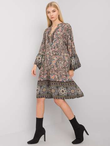 Dunkelblaue Sweatjacke mit Taschen Indira.