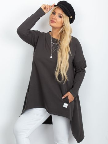 Grafitische Plus-Size-Tunika Andrea.