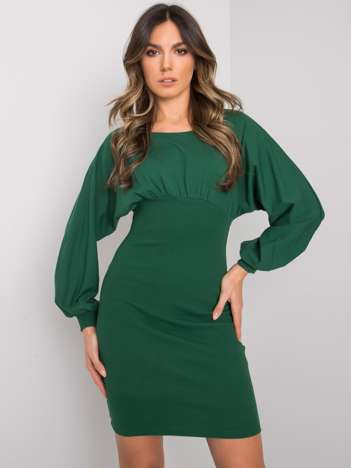Grüne figurbetonte Kleid Violette RUE PARIS.