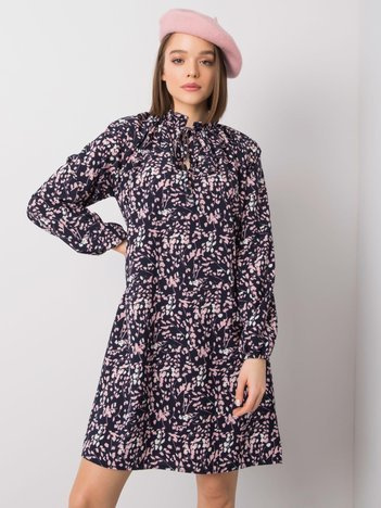 Dunkelblaumes Kleid Aislinn RUE PARIS.