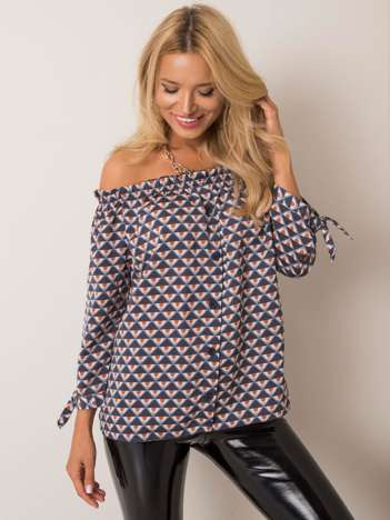 Dunkelblaue Bluse Madison SUBLEVEL.