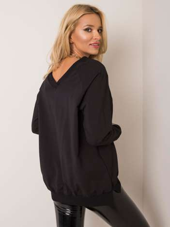 Schwarzer Hoodie Leila RUE PARIS.