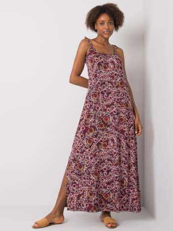Bordeaux lange Kleid Jenya.