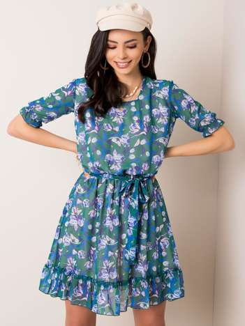 Dunkelgrünes Kleid Jane.