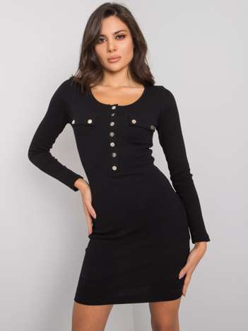 Schwarzes Bleistiftkleid Delaware RUE PARIS.