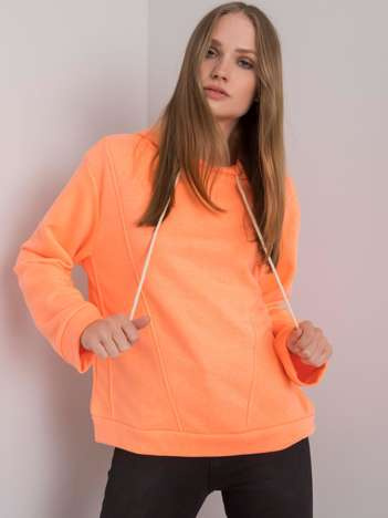 Fluo orange Kapuzenpullover von Emy.