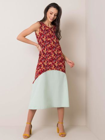 Bordeaux Kleid Sunflower RUE PARIS.