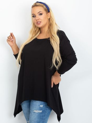Schwarze Plus-Size-Tunika Moa.