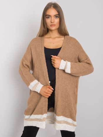 Kamelfarbener Strickcardigan Lucca OCH BELLA.