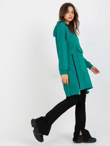 Großhandel Marine lange Basic Oversize Kapuzenpullover.