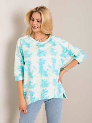 Blaue-gelbe Kapuzenjacke Katherine RUE PARIS.