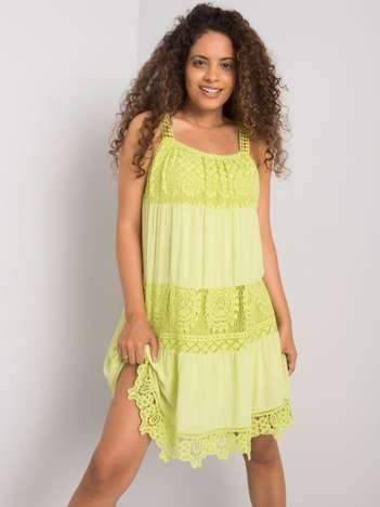 Limettengrüne Kleid Eunice OCH BELLA.