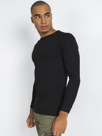 Schwarzes Herren-Thermohemd.
