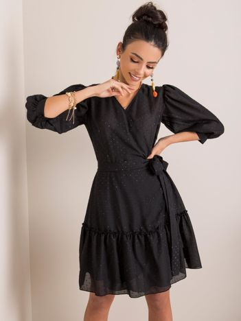 Schwarzes Kleid Flavia.