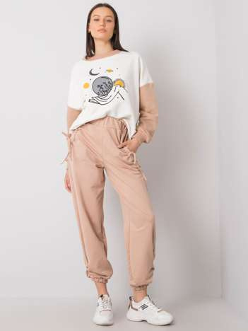 Beige Jogginghosen Zelena.
