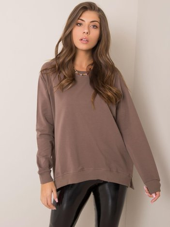 Brauner Hoodie Leila RUE PARIS.