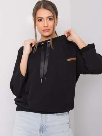 Schwarzer Hoodie Vera.