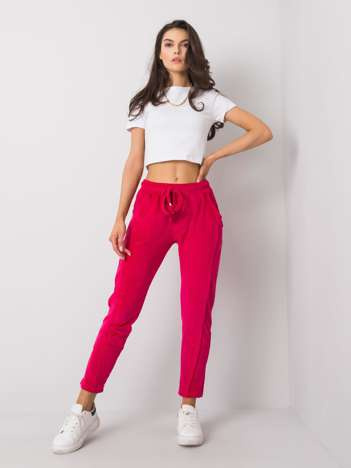 Fuchsie Velourhose Juanita RUE PARIS.