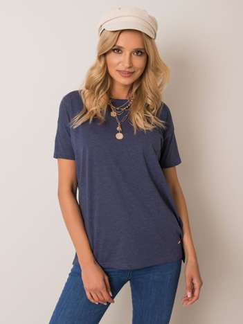 Dunkelblaues T-Shirt Amy, DU KENNST MICH NICHT.