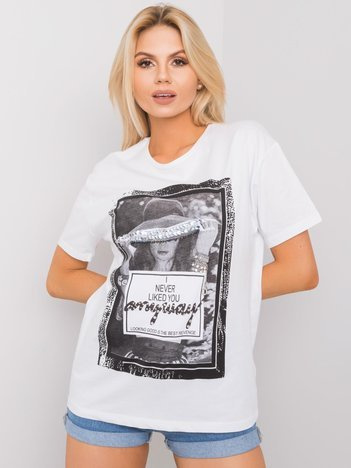 Weißes T-Shirt Alessia.