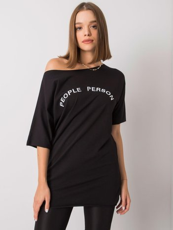 Schwarze Bluse für den Alltag Aviana.