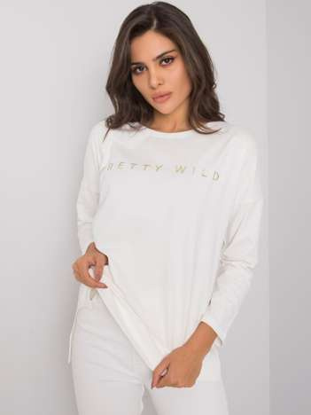Ecru Damen Baumwollbluse Dover RUE PARIS.