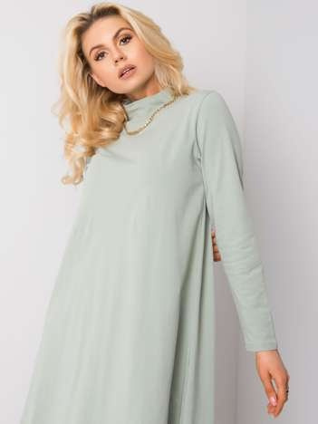 Pistachio dress Margaret RUE PARIS