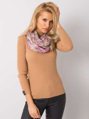 Floral pattern powder pink plaid