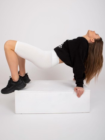 Ecru cotton cycling shorts Martina.