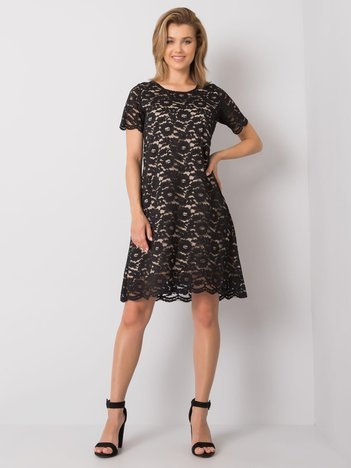 Black Lulu Lace Dress