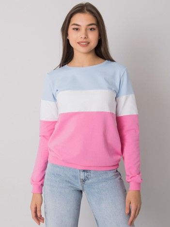 Blue-pink sweatshirt Larice RUE PARIS.