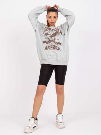 Grey oversized sweatshirt Patricia 