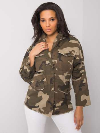 Khaki camouflage jacket Rochelle