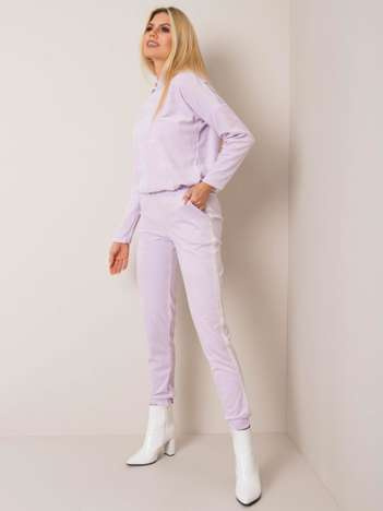 Light purple velour set Janette RUE PARIS