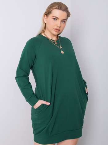 Dark Green Plus Size Dress Ariadne