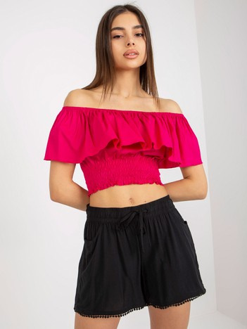 Hurt Black casual short shorts with a tie FRESH MADE.