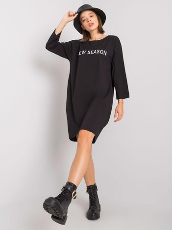 Black dress with Raina inscription